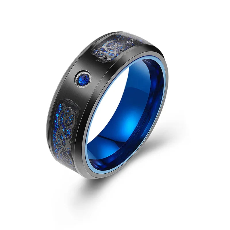 2025 Hot Fashion Wholesale Titanium Steel Polishing Jewelry Diamond Rings Men Rings Stainless Steel Rings for Men