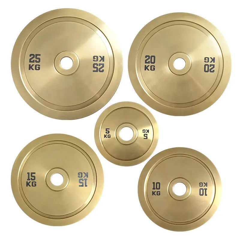 NJ Custom Logo Gym Weightlifting 10kg 20kg 25kg Barbell Stack Plate Steel Weight Stack Plates Wholesale