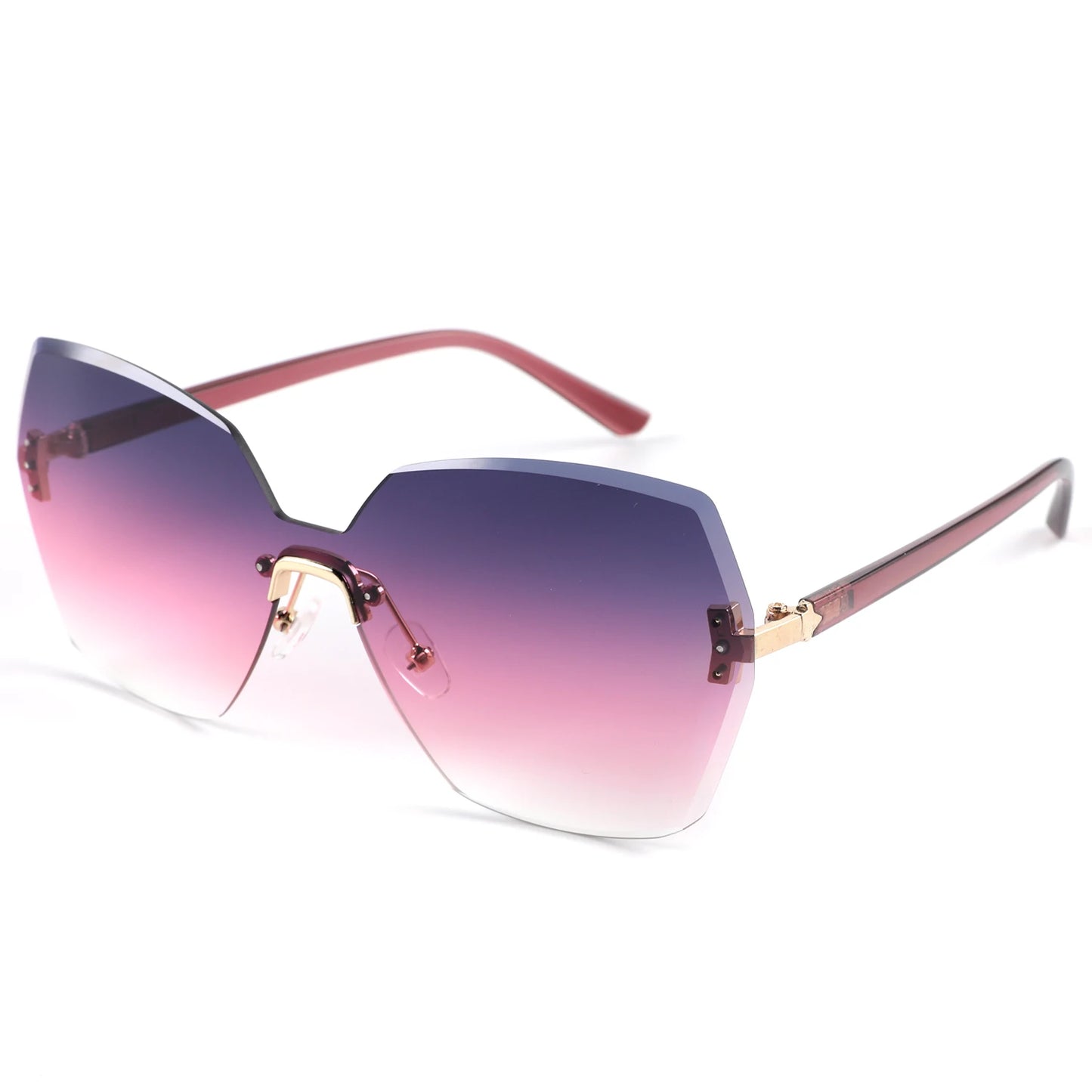 Unisex Mirror Polarized UV400 PC Frame Fashion Sunglasses Big Frame Korean Version Explosion Camellia Manufacturers Direct Sa
