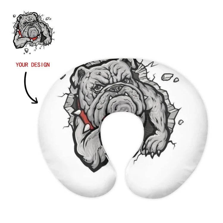 Travel Head and Neck Pillow Lightweight Cushions Case Brand New Fillable Head Neck Support Portable Plane Custom Pillow