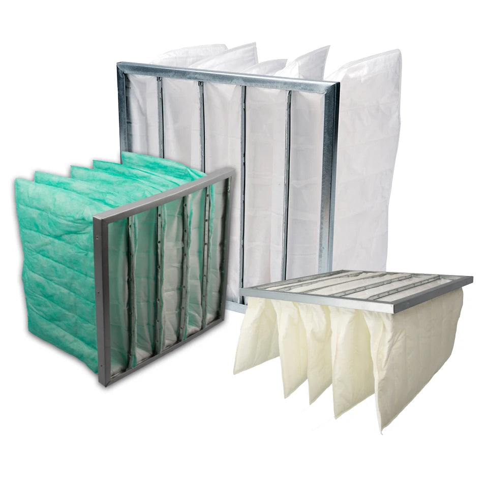 Bag Filter Medium Effect Pocket Air Filter New Composite Non-woven Fabric HVAC Pocket Filter