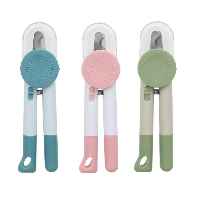 Factory Direct LED Pet Nail Clippers Anti-splash Can See the Blood Line With Nail Grinding Frustration Cats  Dogs  Nail Clipp