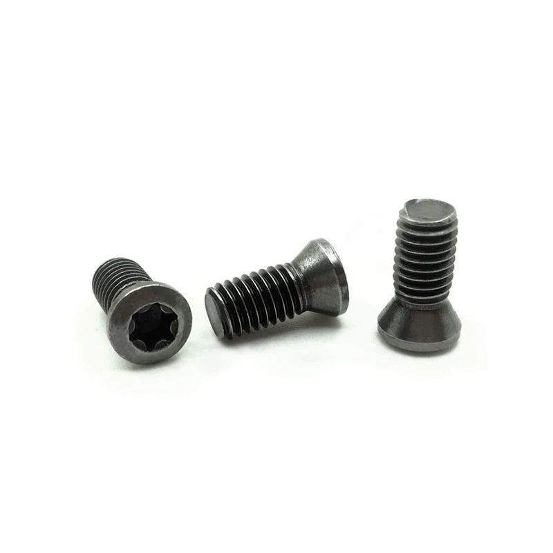 High Strength Class 12.9 M4 Torx Metric Zinc Plated & Black Oxide for CNC Lathe Carbide Insert Replacement Screw