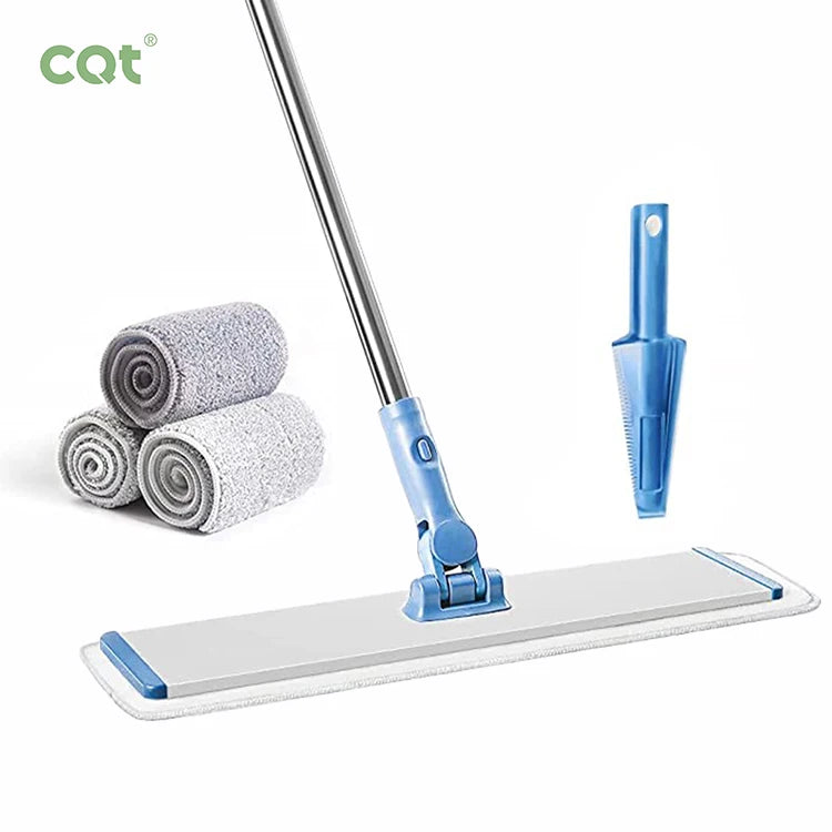 Large Wide Microfiber Flat Mop New Design Commercial Mop for Hardwood Laminate Tile Floor Cleaning