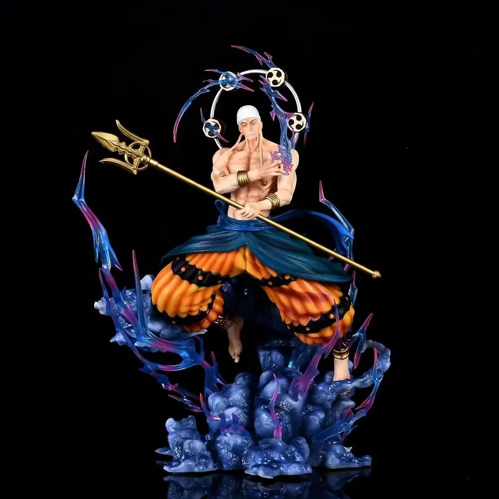 33CM PVC Anime Figure Big Statue Enel Collection Figurine Model Statue Cartoon Character Model Toy