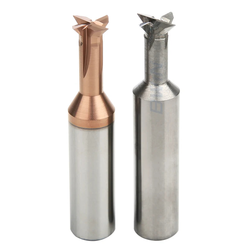 45 55 Degrees CNC 4 Flutes Chamfering End Mill Solid Alloy Carbide Dovetail Milling Cutter for Carbide Cutting Tools
