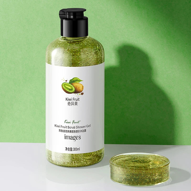 Wholesale IMAGES Fresh Fruit Fragrance Smoothing Body Wash Deep Cleaning Body Exfoliating Scrub Shower Gel