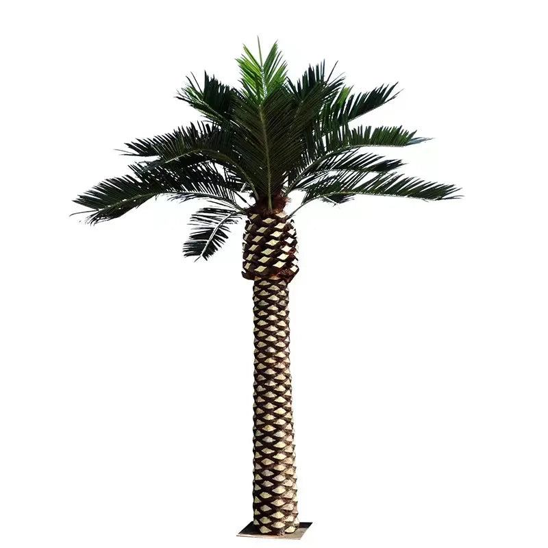 Customizable Different Height Artificial Large Palm Trees for Theme Parks Outdoor Fake Palms