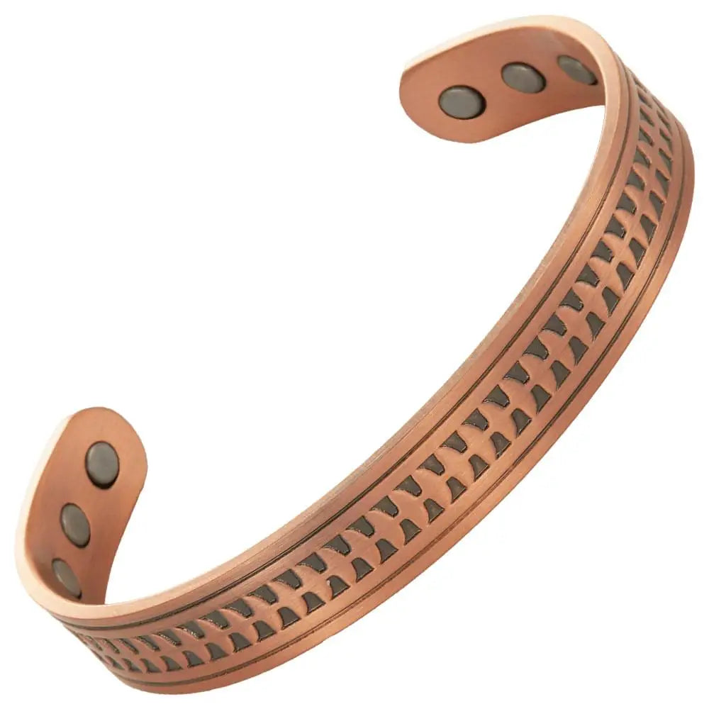 Popular Hot Sell Tibetan pure Copper magnetic therapy wellness Bangle Bracelets for healing
