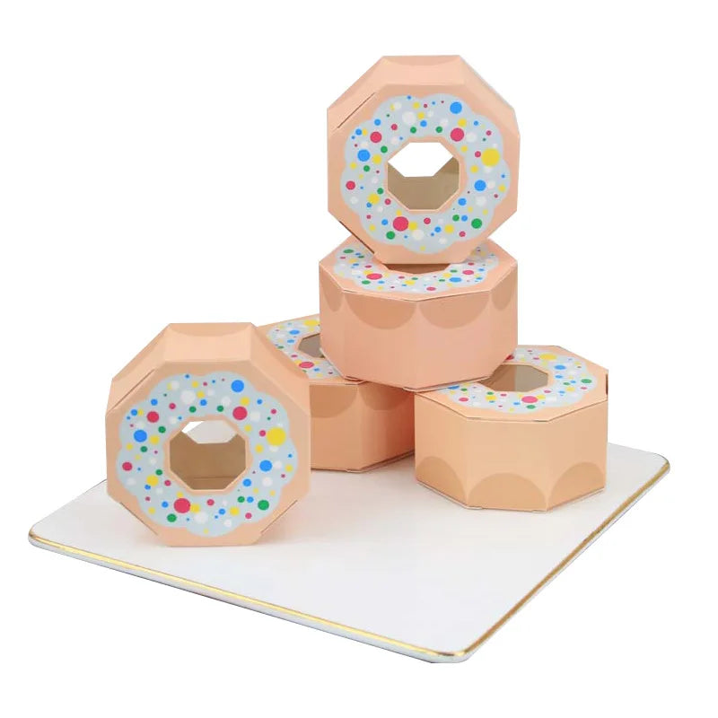 China Yiwu Manufacturer Hot Sale Biodegradable Wholesale champagne Paper Material Folding Octagon Empty Sweets Boxes for Rama