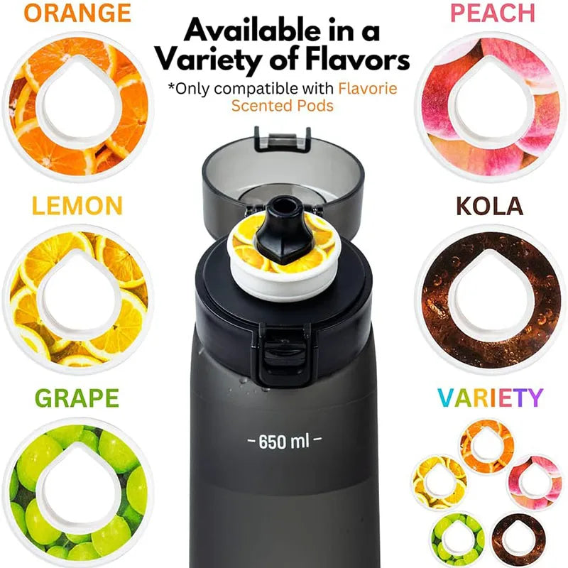 Flavoring Pod Scent Fruity Sprite Cola Whisky Milk Coffee Pod Water Drink Bottle Flavored Scent Flavour Pod PP Plastic Classi