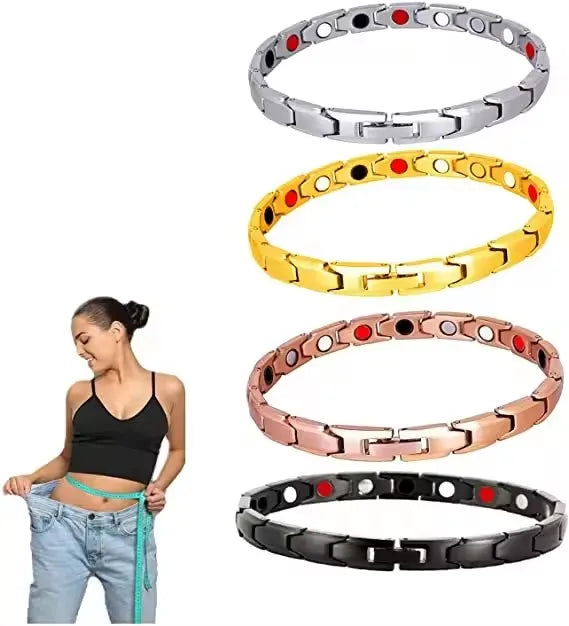 Lymph Detox Magnetic Bracelet Adjustable Effectively Relieve Fatigue Health Therapy Weight Loss Magnetic Bracelet