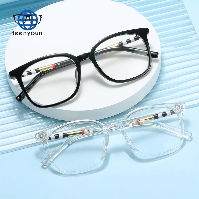Teenyoun Wholesale Square Frame Men Fashion All-in-one Anti-blue Glasses Computer Office Indoor Optical Eyeglasses Custom Logo