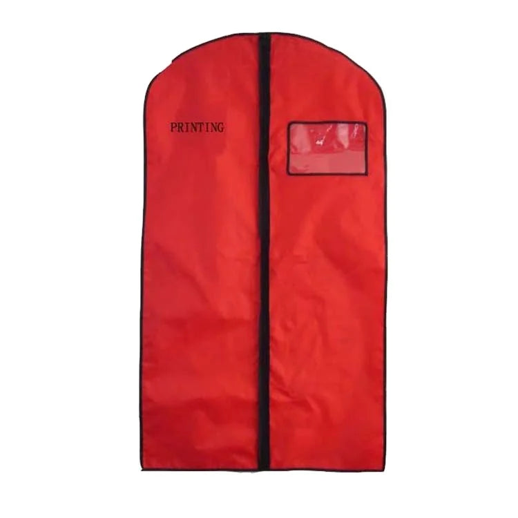 New Eco-friendly Non-woven Garment Cover with Zippers for Wedding Dress and Suit Dust Protection Moth & Moisture Proof