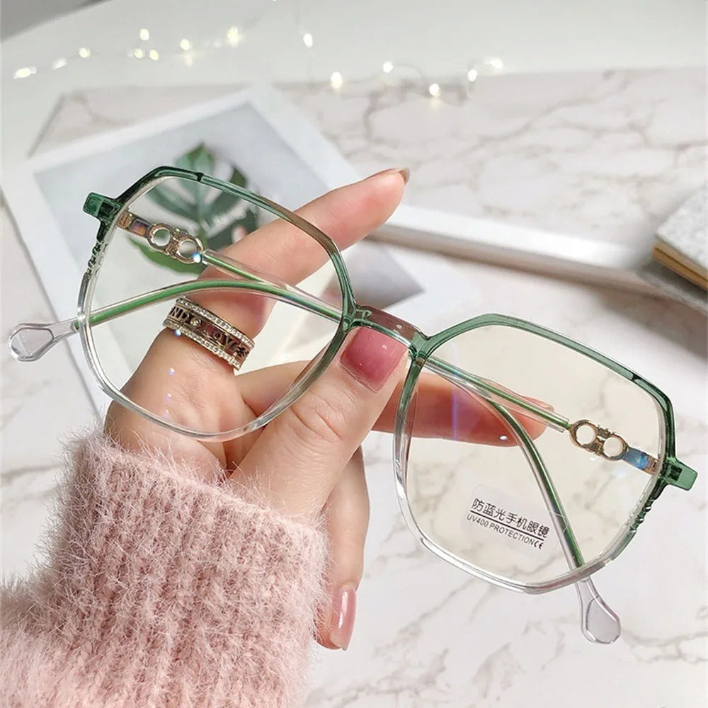 Wholesale Computer Anti Blue Light Eye Glasses TR90 Frame Eyeglasses Frame Optical Glasses Frame for Women