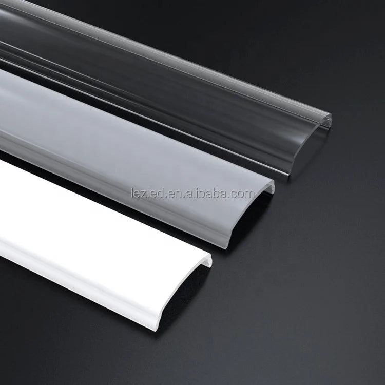 Diffuser Profile Strip Light Cover Factory Led Polycarbonate Plastic Diffuser Cover LED PC Lamp Shades