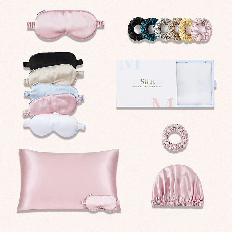 Wholesale 6a 100% Pure Mulberry Satin Silk Pillowcase Set Zipper Silk Pillow Cover Custom Silk Pillow case