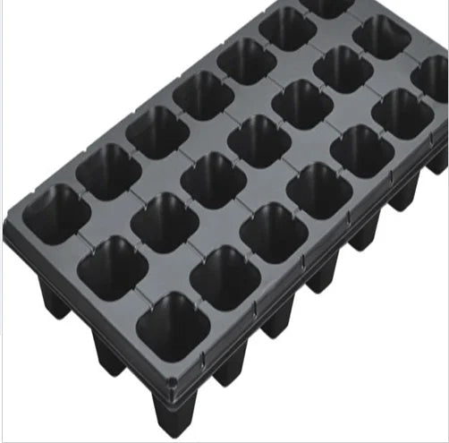 PS Plastic 1mm Thickness Seed Tray 21 128 Cells Nursery Tray Plug Tray for Growing Planting
