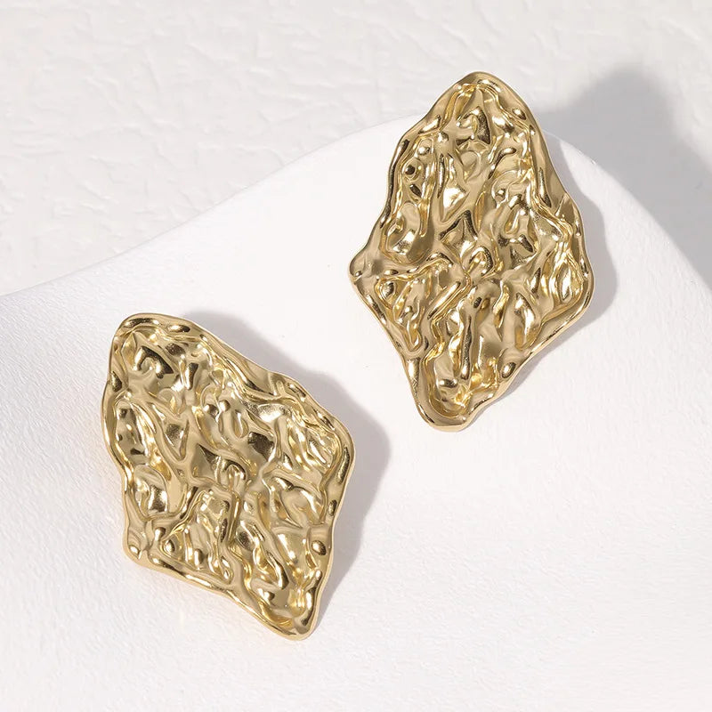 Beimai OEM Earrings Stylish Non-fading Stainless Steel Luxury Women Earrings