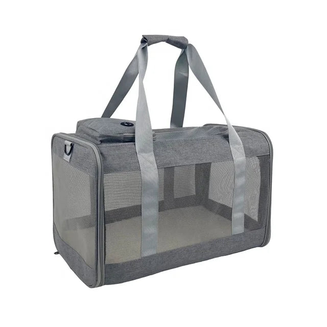RTS Durable Cat Bag Pet Cages Carrier Pet Carrier Bag for Travel Foldable Soft Sided Mesh Pet Dog  Outdoor Bag