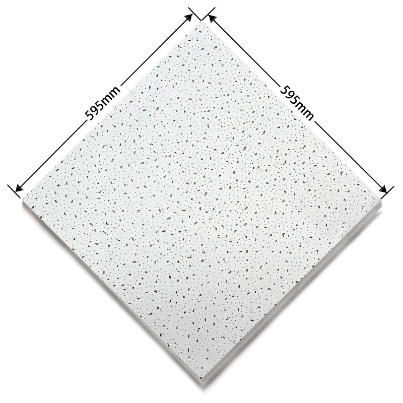 KENTE Square Mineral Fiber Ceiling Tiles 12mm Thick Honeycomb Design Sound-Absorbing Board for Apartment Use