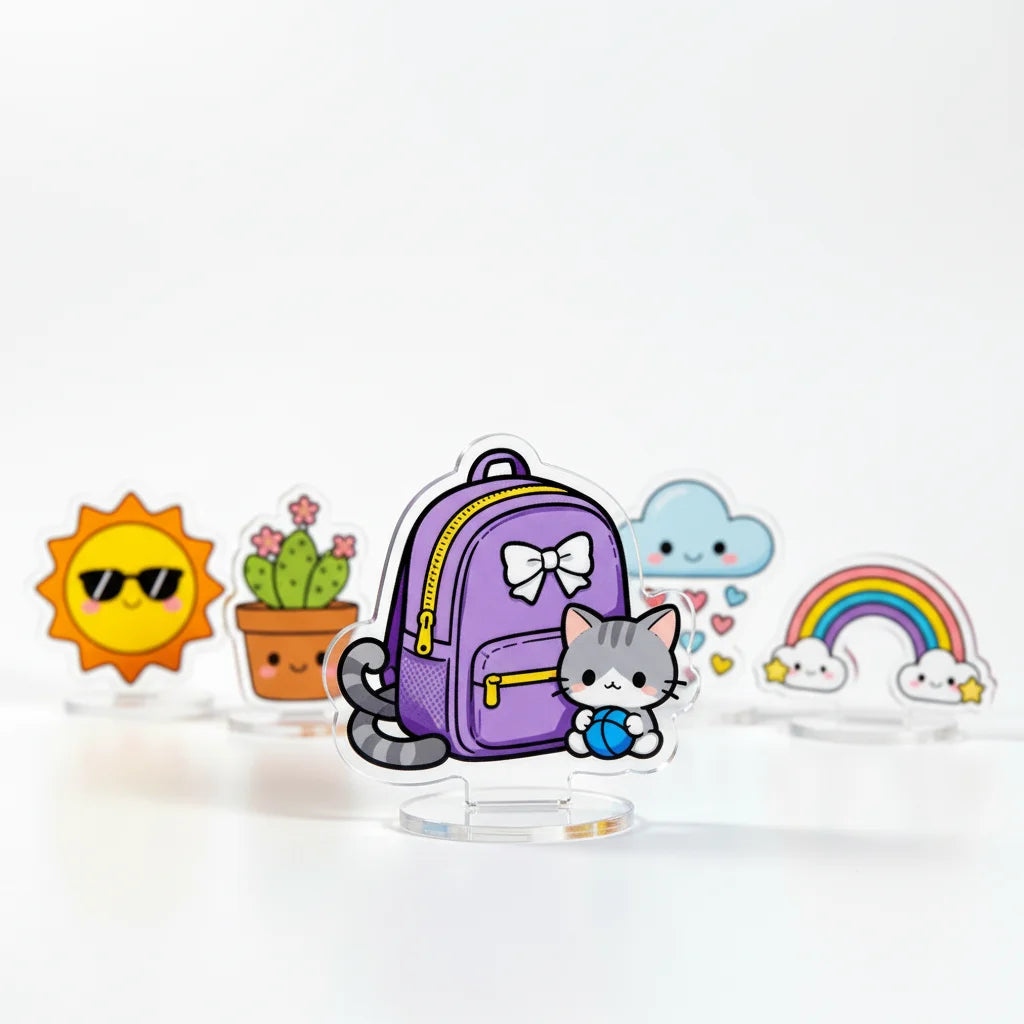High Quality Acrylic Standee Popular Display Transparent Desk Decoration Cute Printed Acrylic Stands