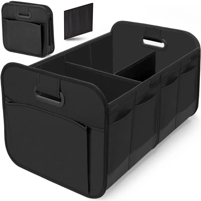 Storage Anti slip Design Waterproof Polyester Suitable SUV Minivan Truck Standard Size Deluxe Car Trunk Organizer