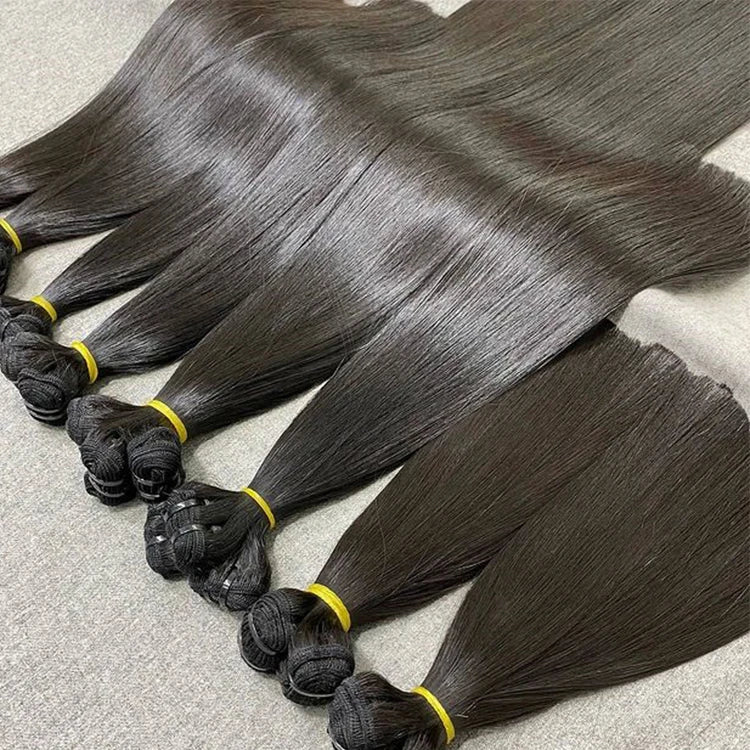 Wholesale Cuticle Aligned Raw Hair Single Donor Cambodian Raw Human Hair Vietnam Raw Hair Bundles Vendors