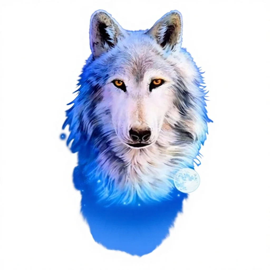 Hot Selling Wolf Animal Diamond Painting Kit Low MOQ Full Drill DIY Round Dot Art for Adults Printed Eco Canvas