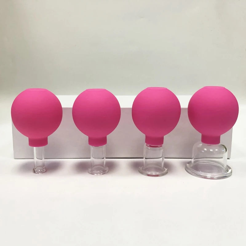 HZ Glass Cupping Therapy Set for Face and Body Massage