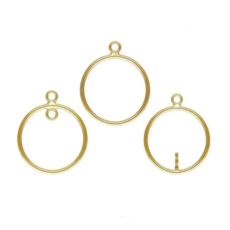 GP Fashion 14k Gold Filled Circle Post Earrings Stud for Permanent Jewelry Making Circle Post Earrings Stud Wholesale