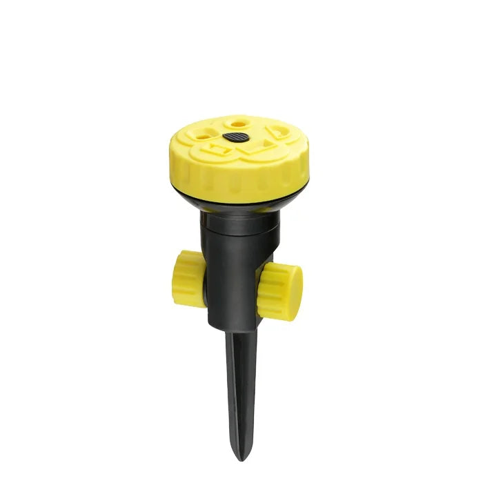 HONGCHEN Portable Plastic Cover Low Pressure Mini Impact Lawn Garden Irrigation Systems Micro Sprinkler 360 Gear Drive Model