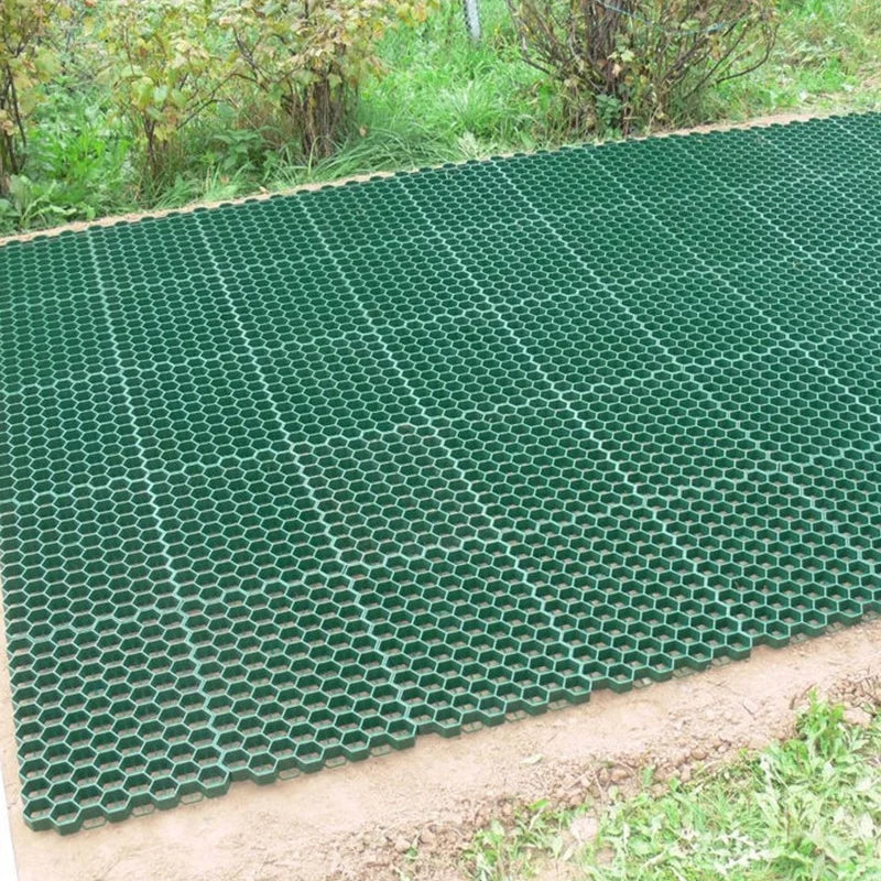 Height 50mm Wave Flat Top Recycled Hdpe Gravel Grid Permeable Plastic Pavers Used for Grass Driveway Car Parking Lot
