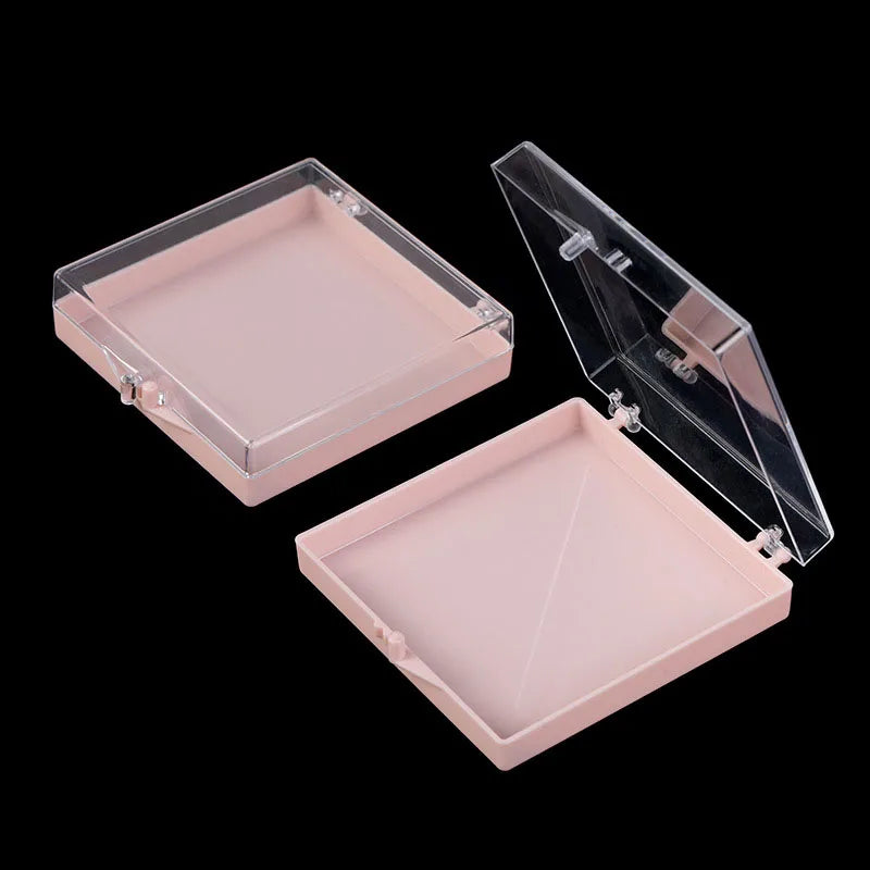 Nail Supplier Nail Tips Storage  Box Plastic Transparent Tray Display Boxes Press on Nail Packaging Box