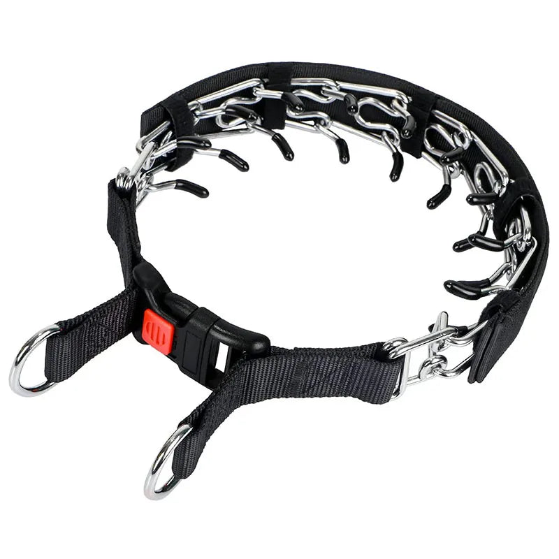 No Pull Dog Prong CollarDog Training Choke Pinch Collar with Comfort Tips and Quick Release Buckle for Small Medium Large Dog