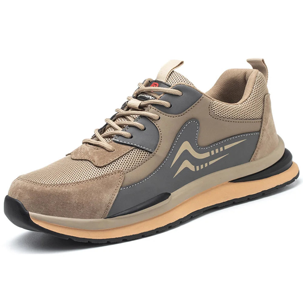 ZG JLD104 Men's Sport Safety Shoes with Rubber Outsole Steel Toe Anti-Slip Work Footwear-Hot Sales for Summer Spring Autumn