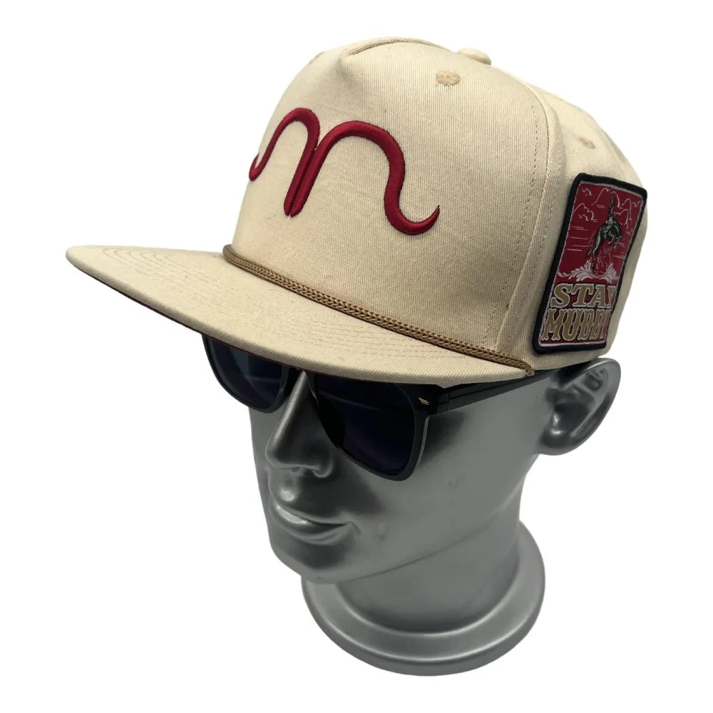 Custom Canvas Embroidery Logo Flat Bill Unstructured 5 Panel Blank Nylon Rope Cap Cotton Snapback Hats Flat Bill Snapback Cap
