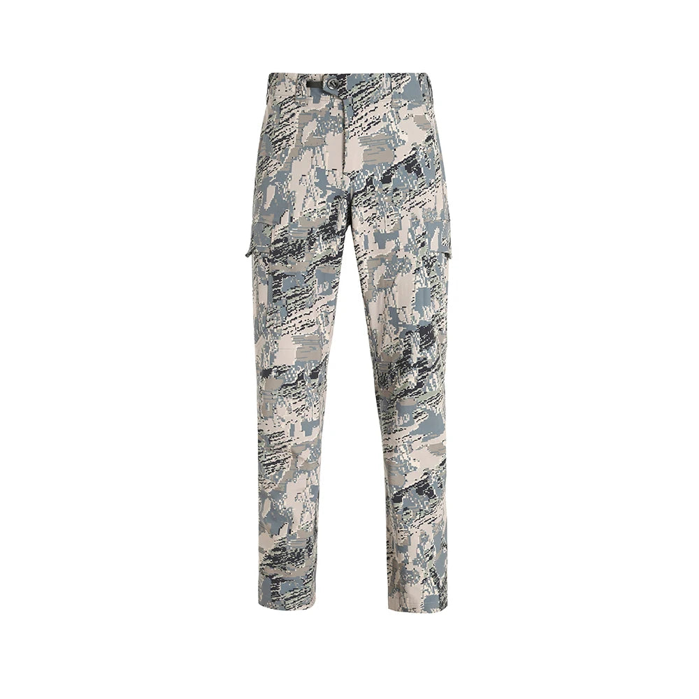 Autumn Winter Men's Apex Pant Fishing Clothing Jungle Outdoor Work Fleece Lining Camouflage Fishing Hunting Pants