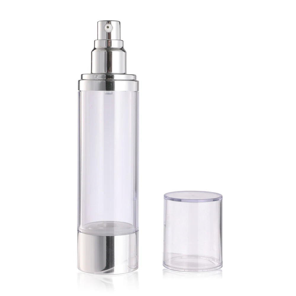 Wholesale Luxury Airless Pump Bottle with Screen Printing and Pump Sprayer Custom 20ml-120ml Plastic Lotion Bottle for Shampo