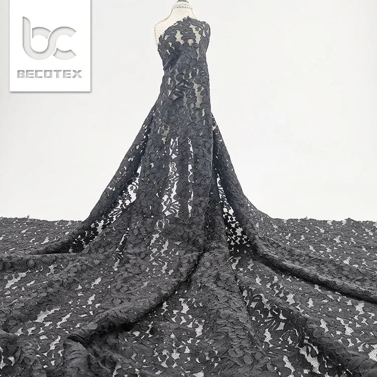2026 Hot Sale French Stretch Chantilly Lace Wedding Dress Fabric