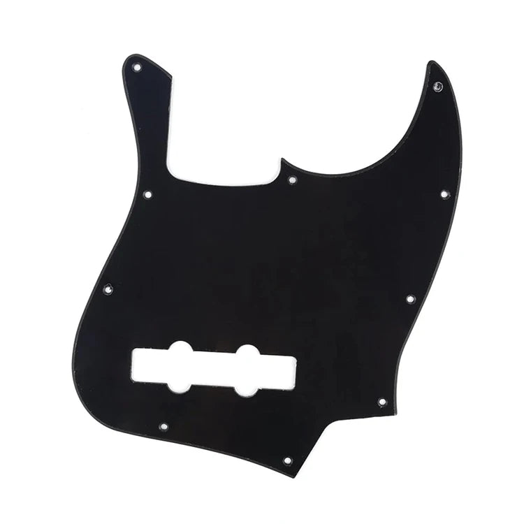 1Ply Black Jazz Guitar Scratch Plate Pick Guard J Bass Pickguard for 4 String Electric J Bass Guitar Pickguard