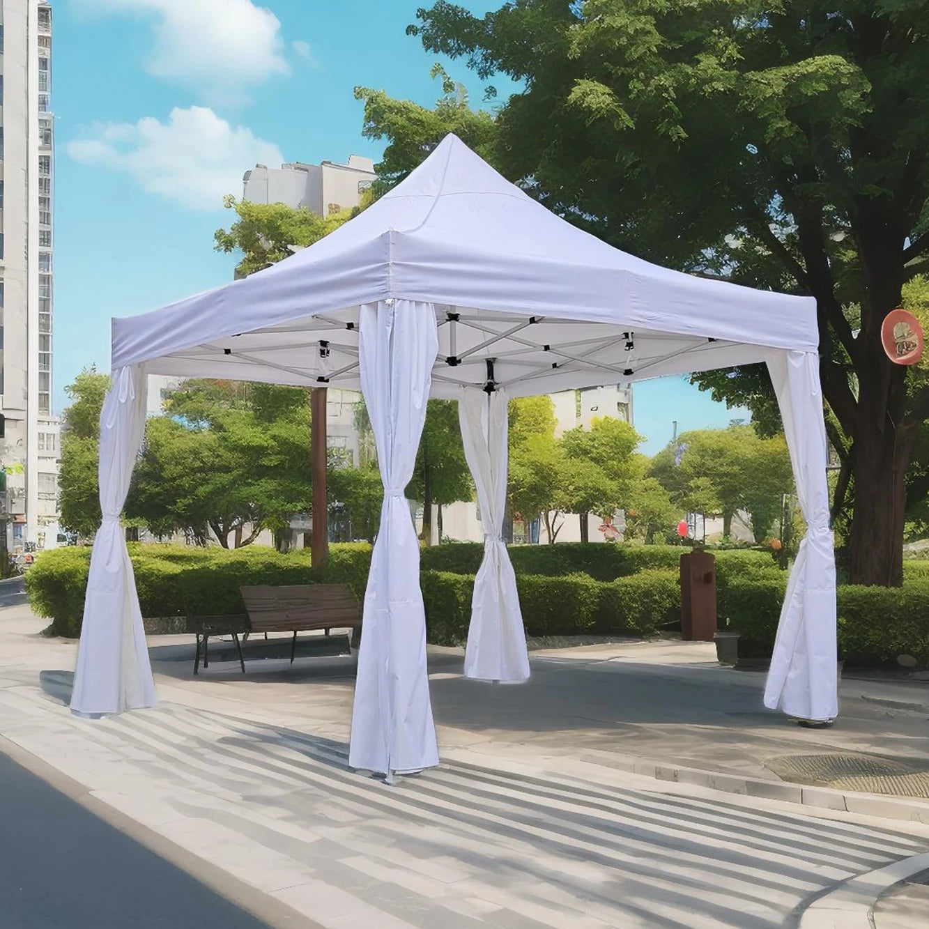 FEAMONT Large 10x10 Outdoor Waterproof Event and Wedding Party Tent Trade Show Tent from China