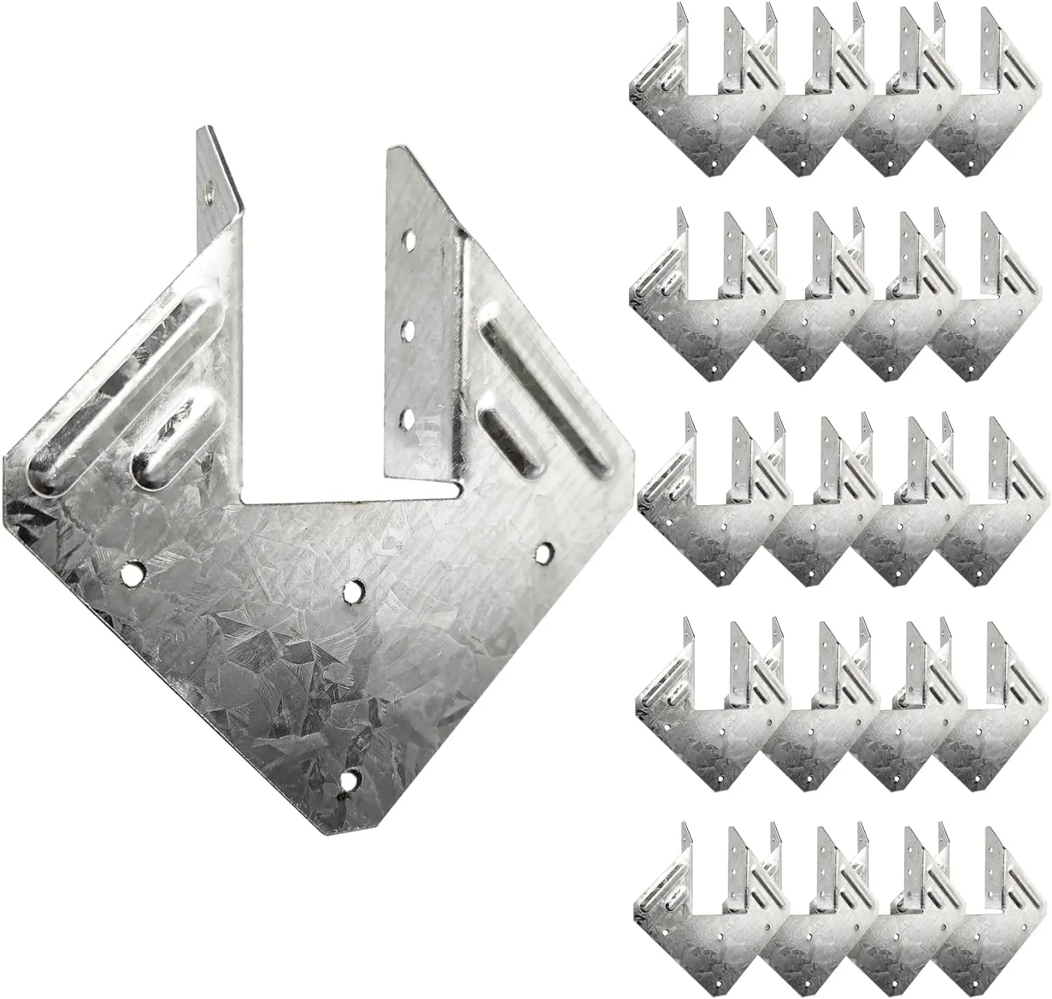 Stainless Steel Structural Hardware Hot Dip Galvanized Connection Fittings Windproof Fasteners Hurricane Ties Customizable