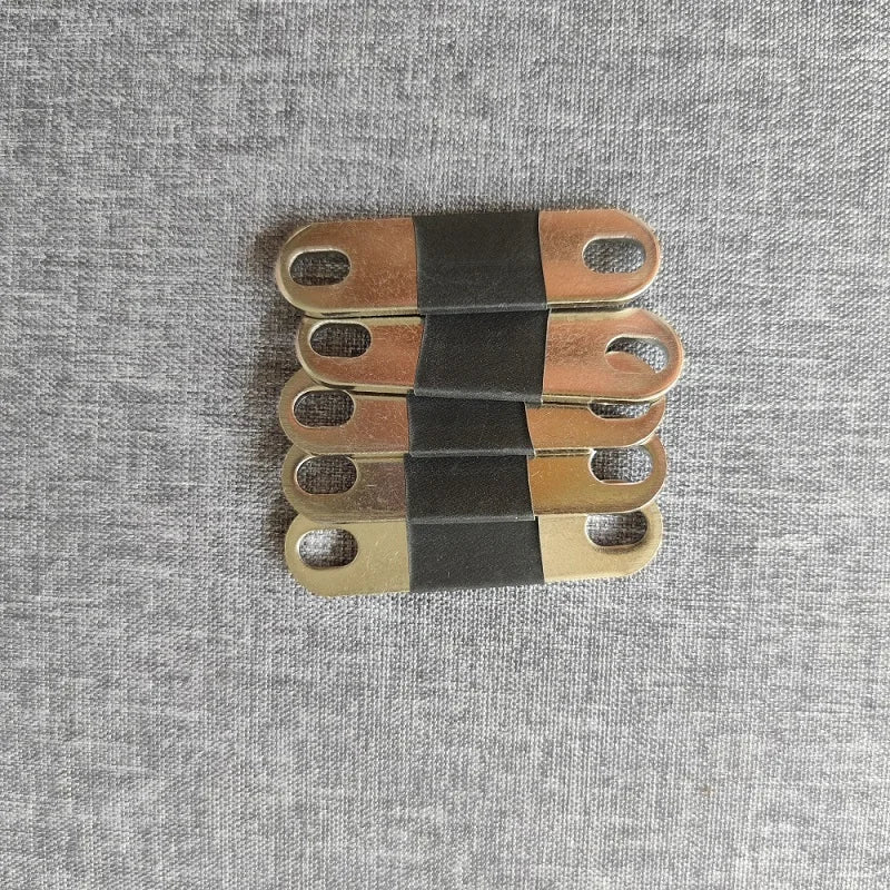 1pcs 38mm Nickel Coated Solid Copper Flat Bus Bars for 105Ah LiFePO4 Battery Terminal Connect with Insulated Sleeves