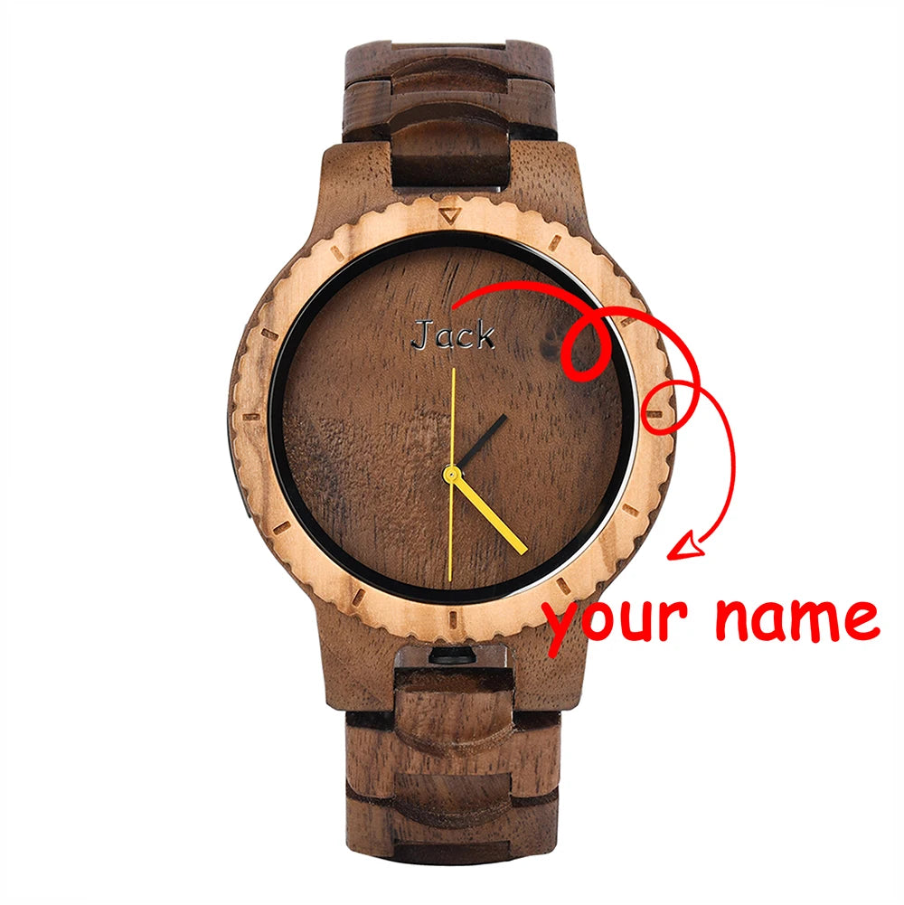 2026 New Design Wooden Watch Support Quartz Movement Fashion Antique Style Pointer OEM/ODM Custom China Wooden Watch Company