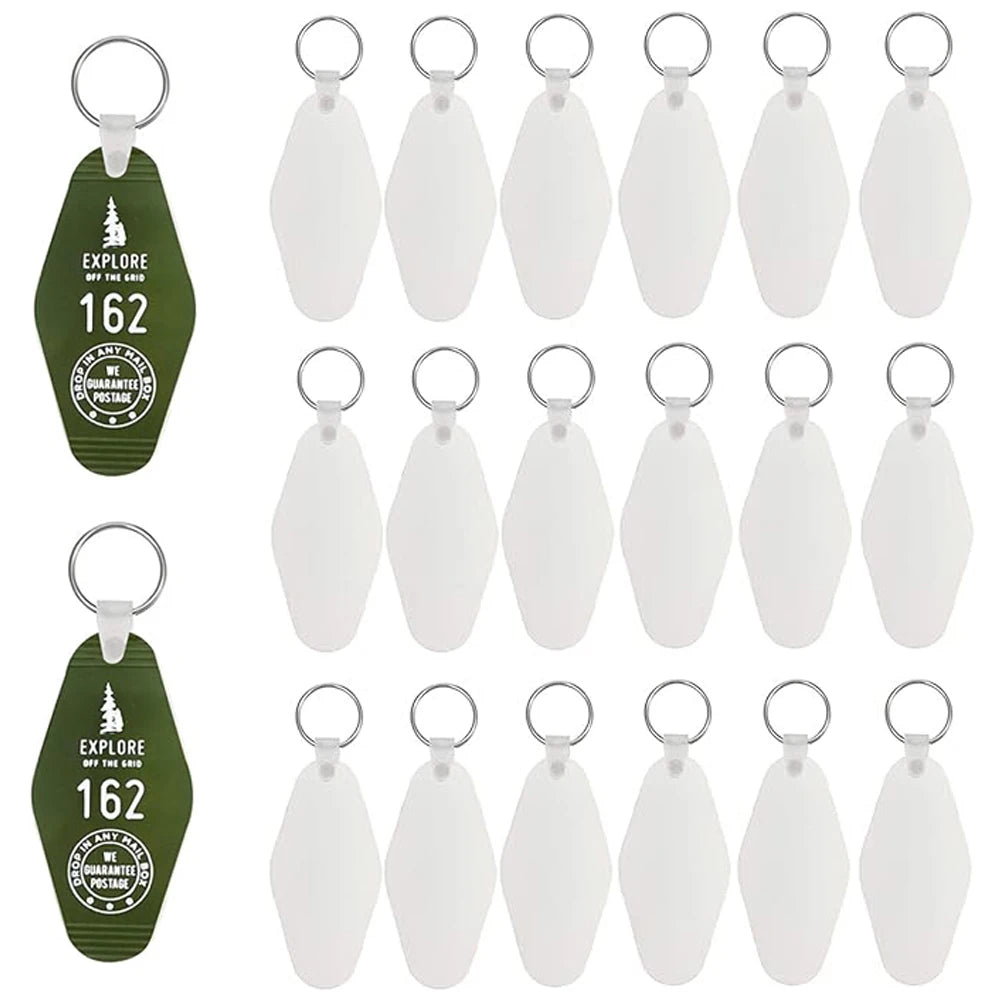 Art Deco Anniversary Promotional Souvenir Gift Custom Sublimation Blank MDF Keychain