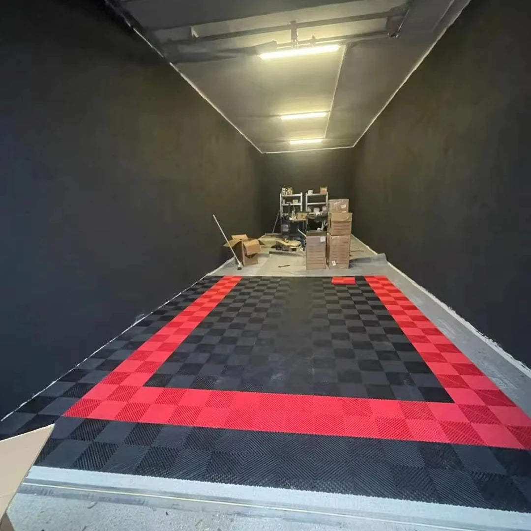 Easy Installation Anti slip pp Pvc Plastic Garage Interlocking Modular Floor Tiles for Events