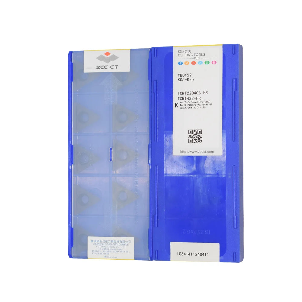 ZCC CT TCMT TCMT220408-HR YBC351 YBD152 YBC252 YBC251 YBM251 Carbide Inserts CNC Turning Tool Lathe Cutter Tools MOQ: 10pcs