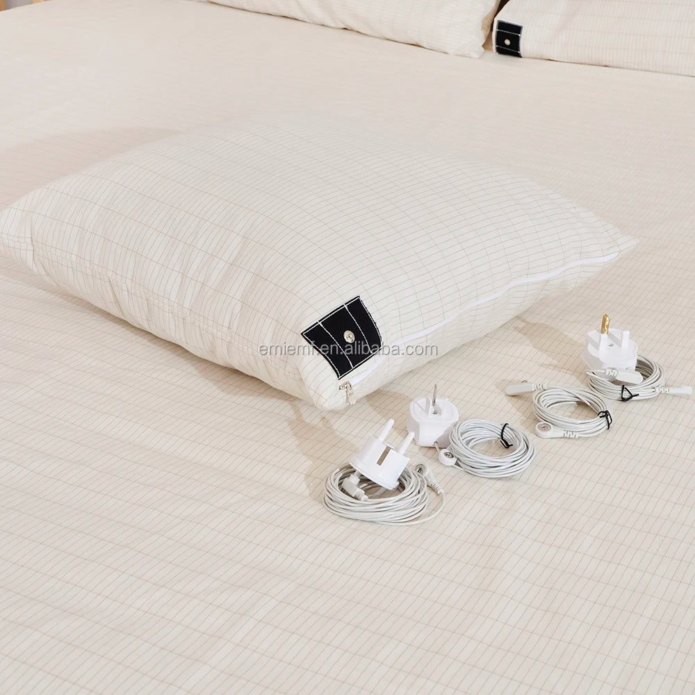 ESD EARTHING Silver Fiber Cotton Earthing Grounding Pillow case