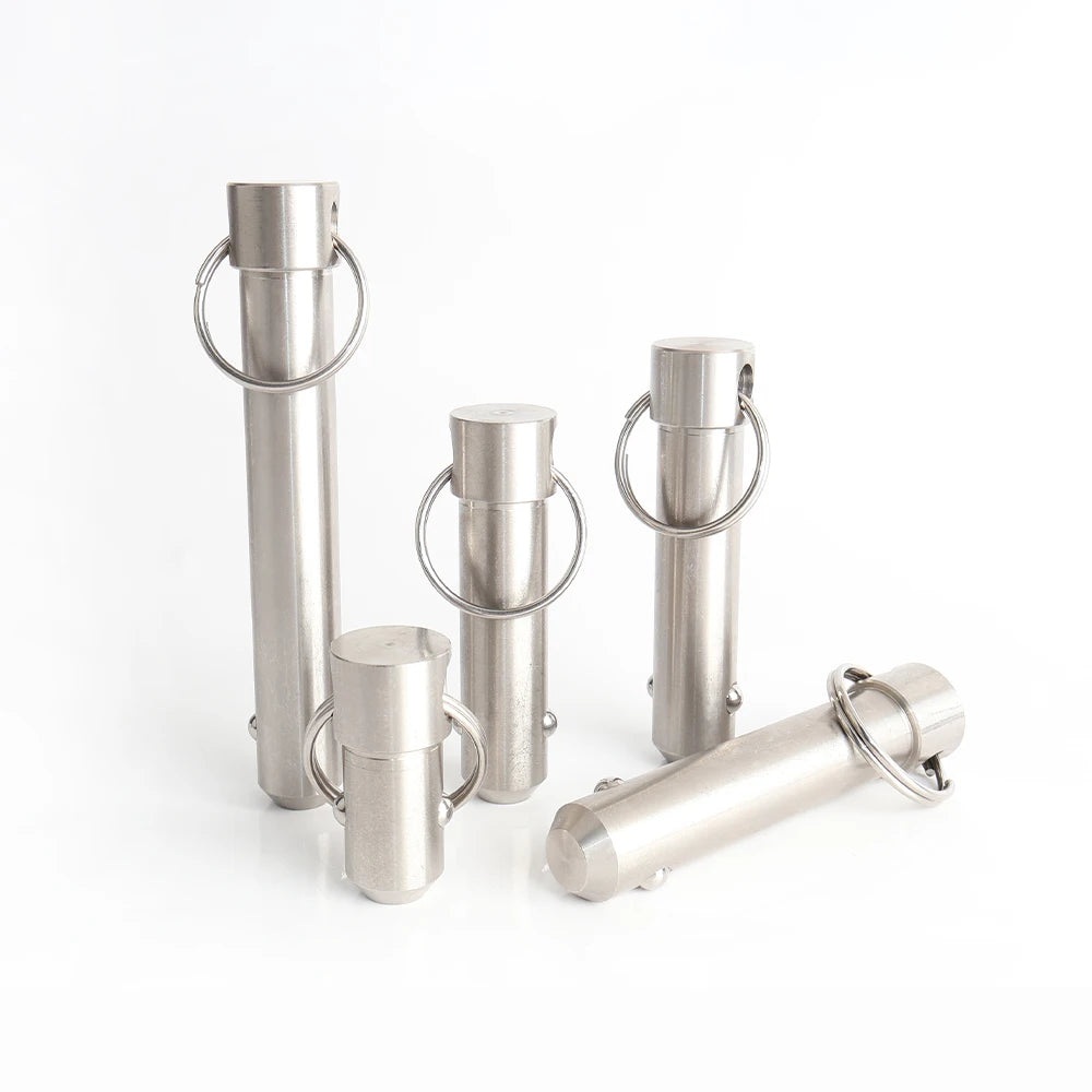 VCN114 Quick Release Ball Lock Pin All Stainless Steel Spring Locking Pull Ring Fastener